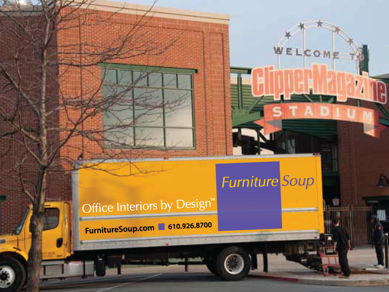 Furniture Soup delivering new furniture of Lancaster Barnstormers stadium