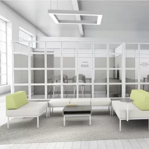 Demountable Glass Wall 11