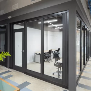 Demountable Glass Wall 3