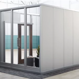 Demountable Glass Wall 4