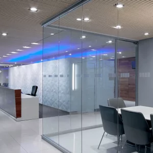 Demountable Glass Wall 9