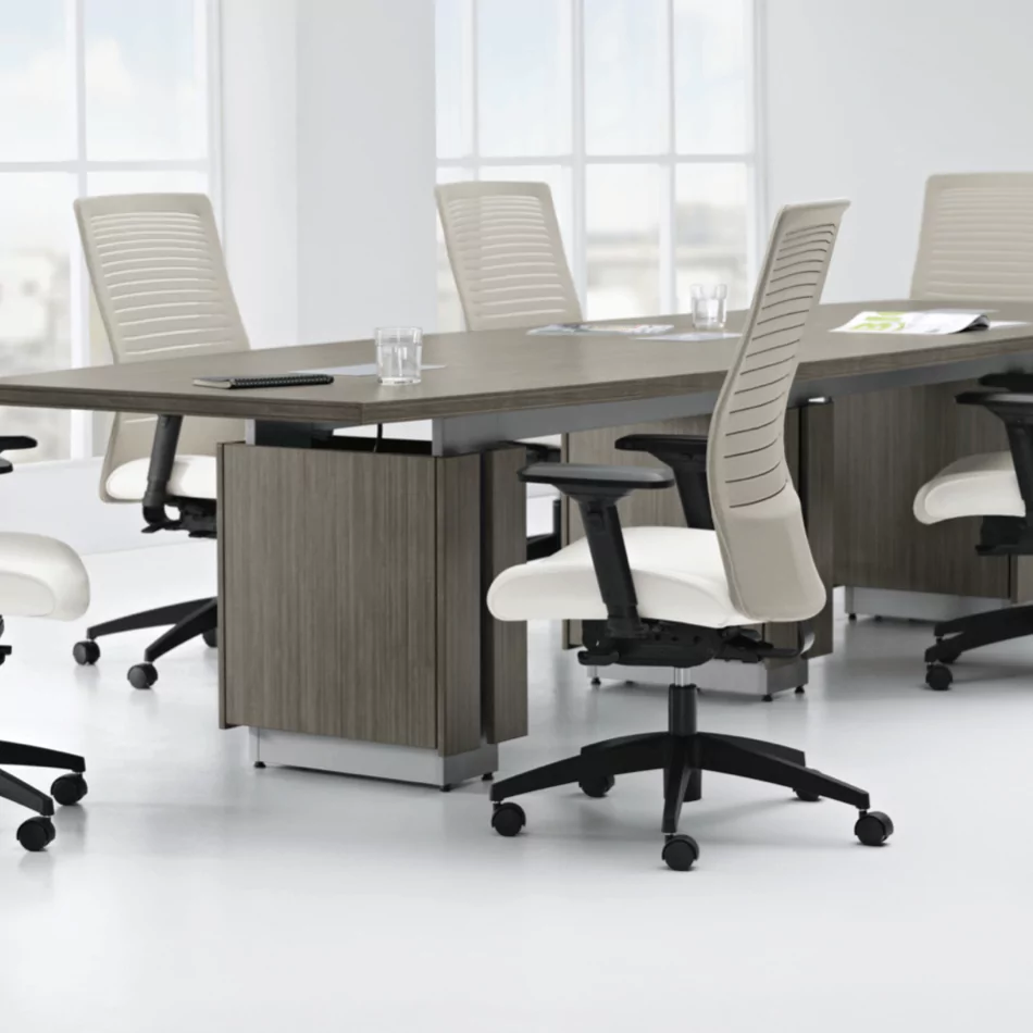 Conference Meeting Table Boat Shaped 1