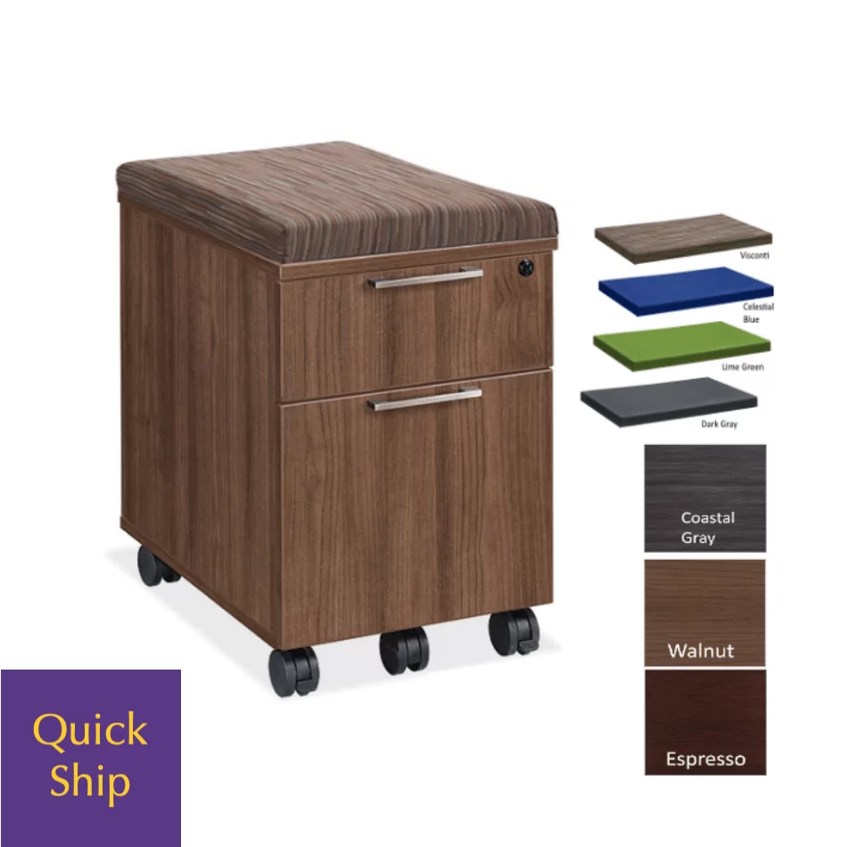 Laminate Mobile Pedestal File Cushion Top