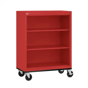 Mobile Metal Bookcase