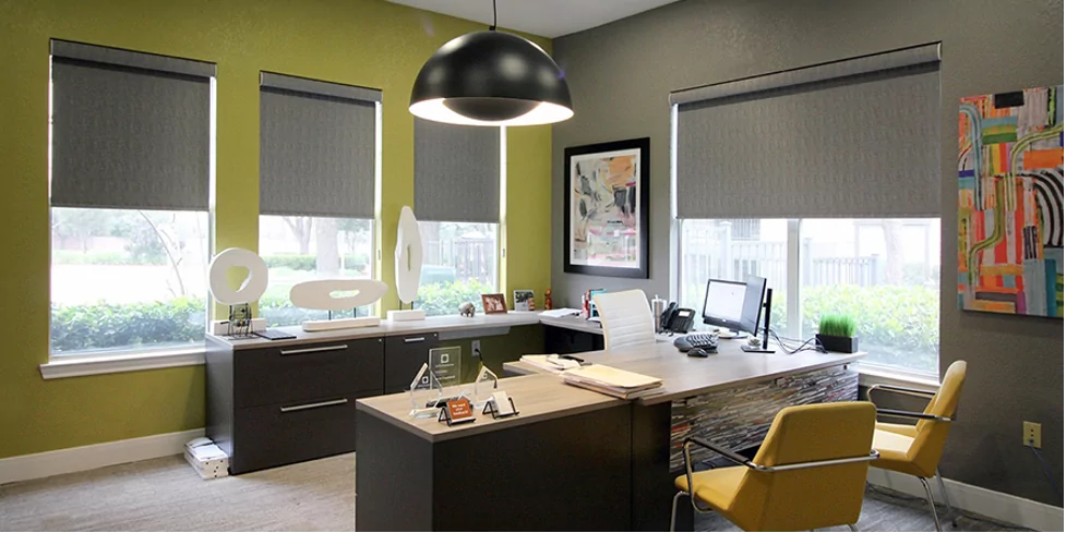 are mesh roller shades right for your office