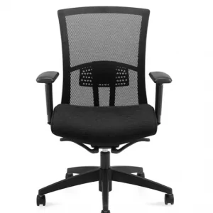 Vion 2 ergonomic office chair featuring a mesh backrest and padded seat, designed for comfort and support in a professional setting.